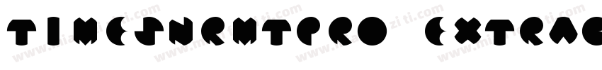 TimesNRMTPro ExtraBold字体转换